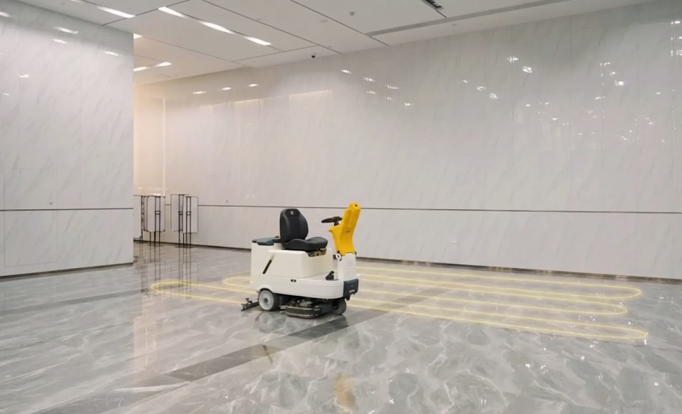 Retail cleaning robot